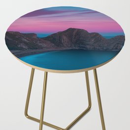Pink Sunset Ocean Views Side Table