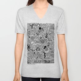 Doodles are a Waste of Time V Neck T Shirt