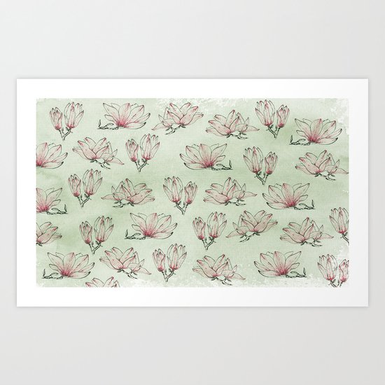 magnolia Art Print