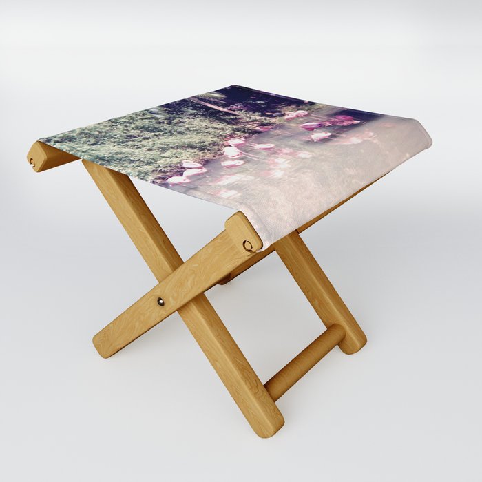 Flamingo Paradise Folding Stool