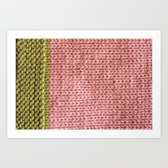 Knit Art Print