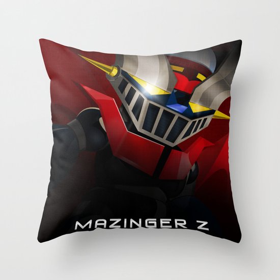 mazinger fan art Throw Pillow