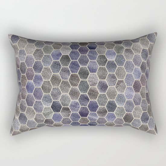 Glitter Tiles Rectangular Pillow