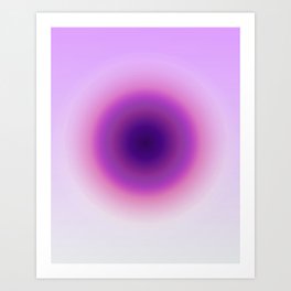 Saggita - purple aura cosmic art abstract space purple Art Print