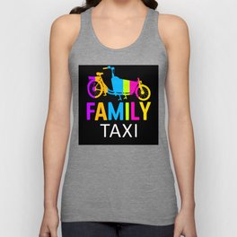 Bicycle Family Cycling Ride Taxi Child Tank Top