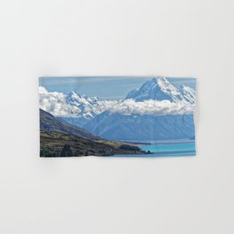 New Zealand Photography - The Tallest Mountain In New Zealand Hand & Bath Towel