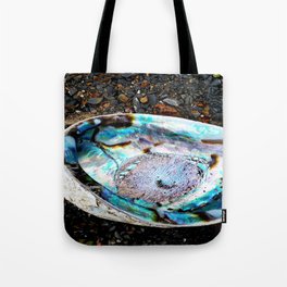 Beautiful Paua at the beach Tote Bag