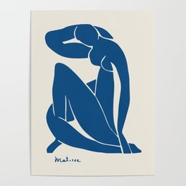 Henri Matisse - Blue Nude II, 1952 (Color of the Year 2020) Poster