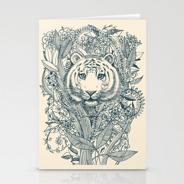 Tiger Tangle Stationery Cards