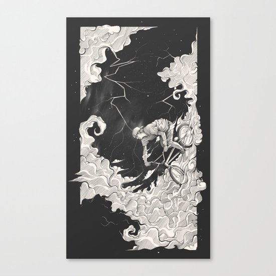 Ridin' The Storm Out Canvas Print