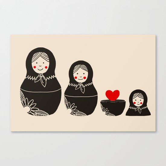 The Same Inside Canvas Print
