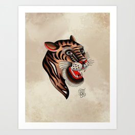 Tiger Tattoo Art Prints to Match Any Home's Decor | Society6