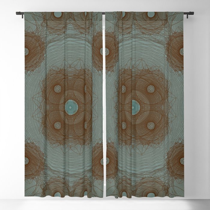 Grand Central Spin Art Blackout Curtain