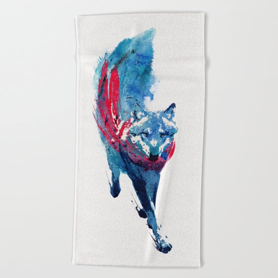 Lupus Lupus Beach Towel