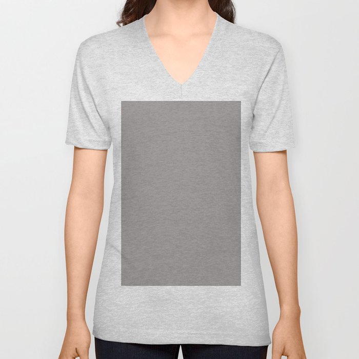 Ash - Pantone Fashion Color Trend Spring/Summer 2020 NYFW V Neck T Shirt