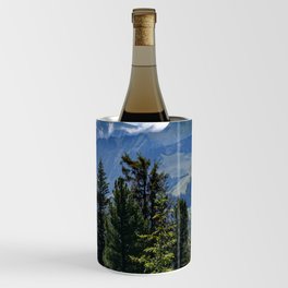 Switzerland Photography - Beautiful Landscape Covered In Forest Wine Chiller