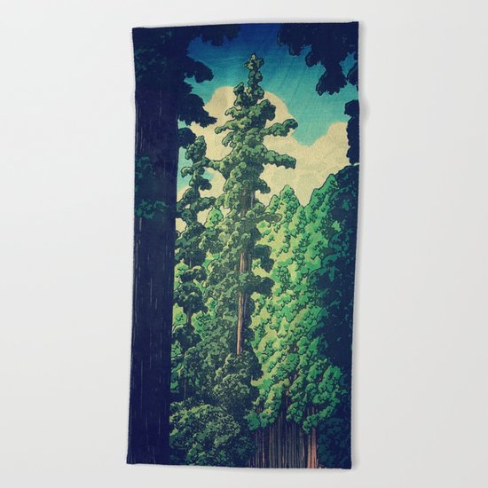 Under the cover of Yanakaden Beach Towel