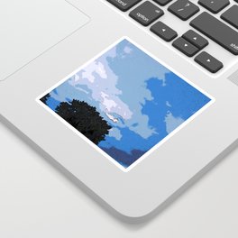 abstract sky Sticker