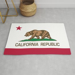 California Republic Flag Rug