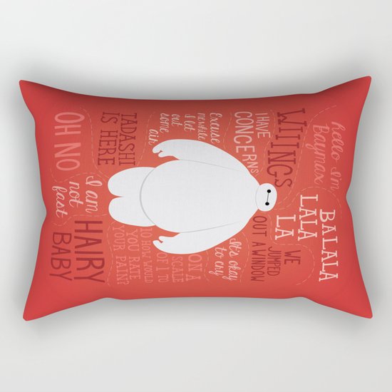 Hello, I'm Baymax Rectangular Pillow