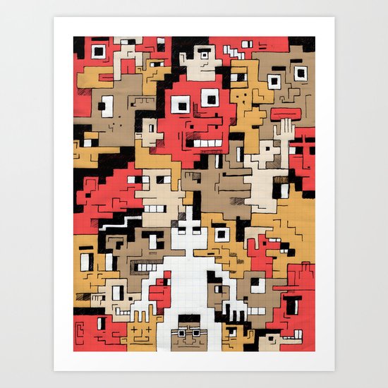 Byte Little Art Print