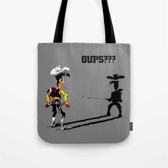 Fast shadow - OUPS - grey version Tote Bag