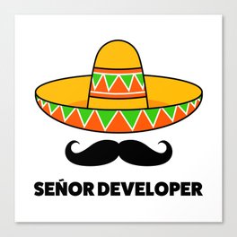 Senior Developer Canvas Print