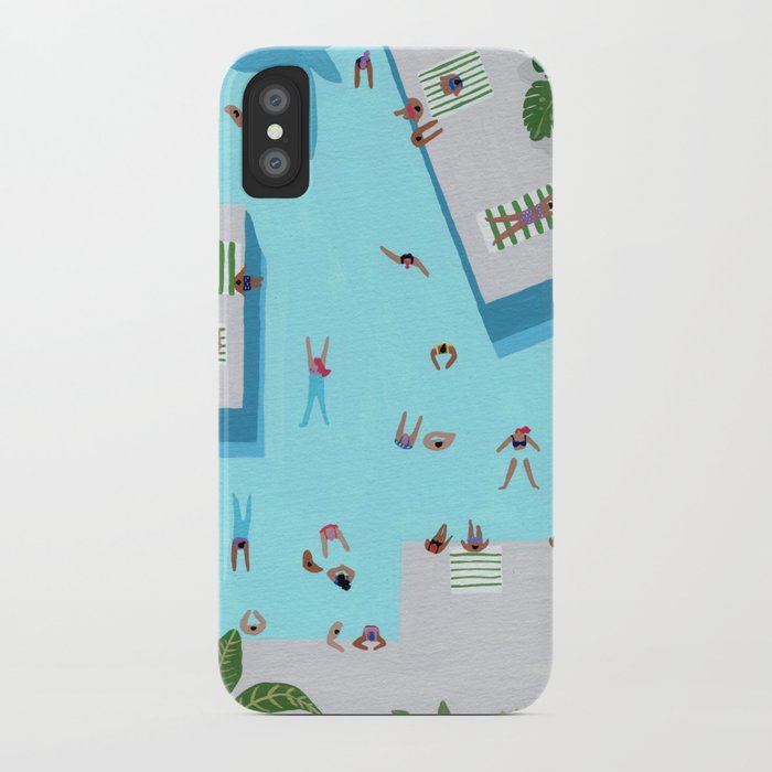 Crisp cut swim iPhone Case