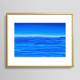 Always Sea in the Background ... Framed Art Print