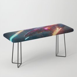 Spaceship in space Bench