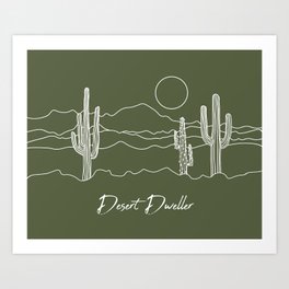 Desert Dweller Art Print