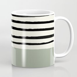 Sage Green x Stripes Mug