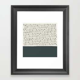 Juniper x Dots Framed Art Print