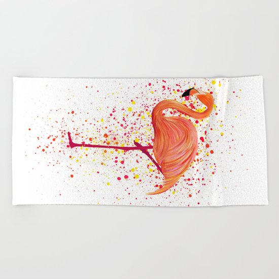 Flamingo Beach Towel