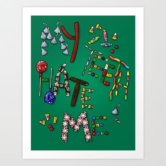My Teeth Hate Me Art Print