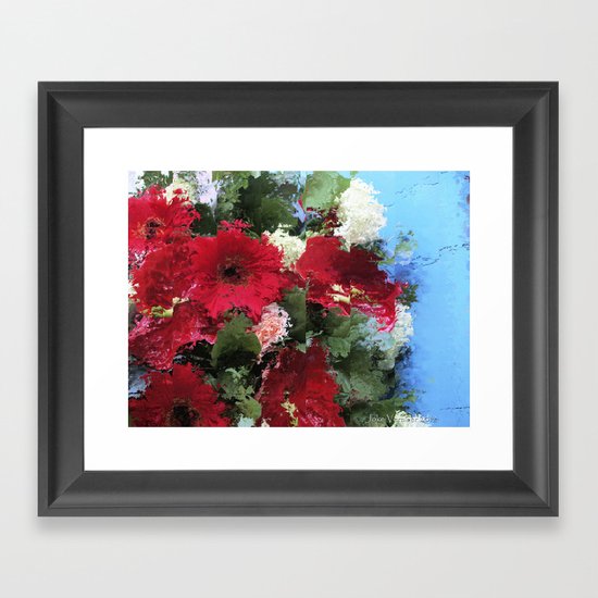 Wall Flowers Framed Art Print