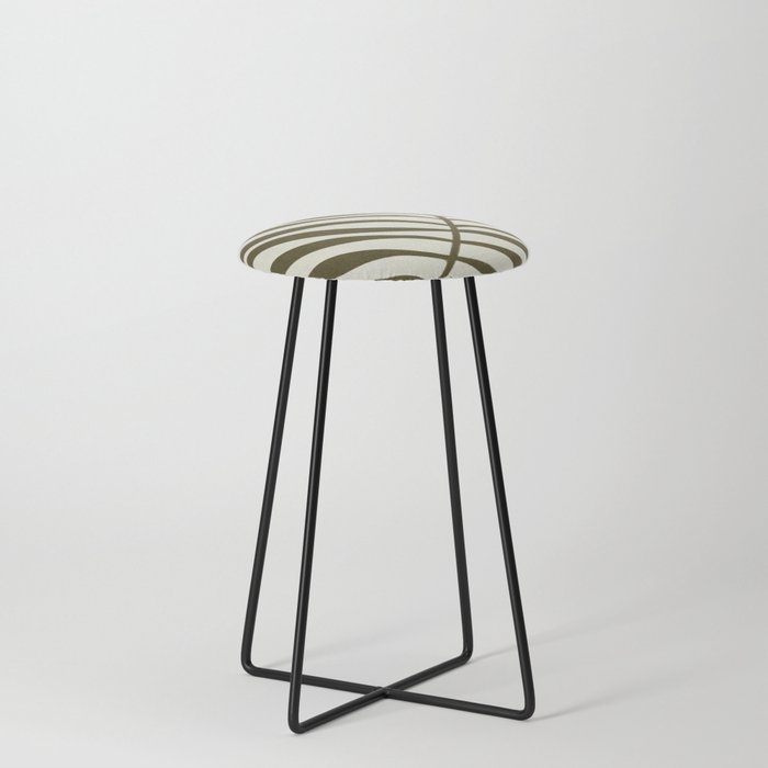 One Hundred-Leaved Plant #18 Counter Stool
