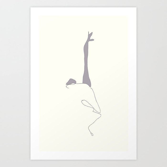 Abstract Dancer Art Print By Shannonfrazee Society6