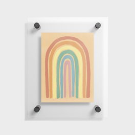 Warm Rainbow Floating Acrylic Print