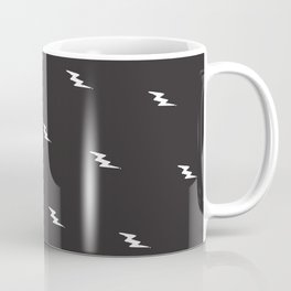 White Lightning Bolt Coffee Mug