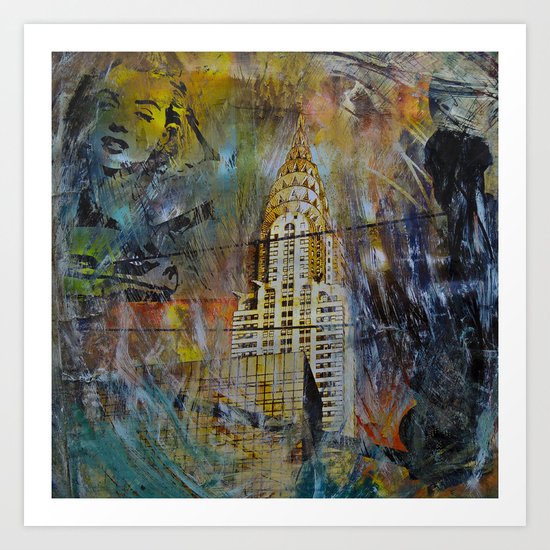 Citychaos Art Print
