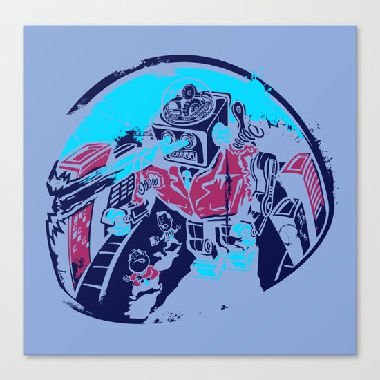 Mechanical Mayhem Canvas Print