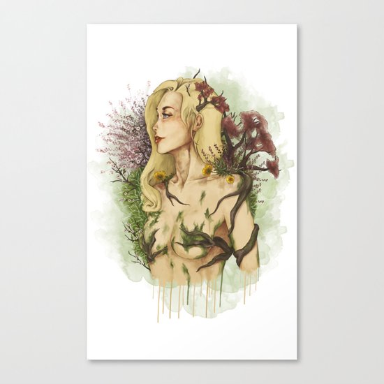 Feminine Nature Canvas Print