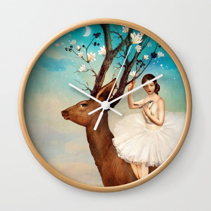 The Wandering Forest Wall Clock