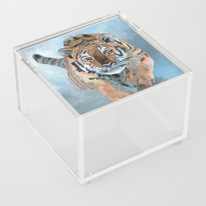 Snow tiger Acrylic Box