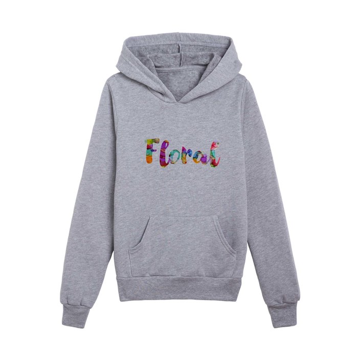 Floral Kids Pullover Hoodie