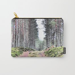 A Winter's Walk in I Art and Afterglow Carry-All Pouch