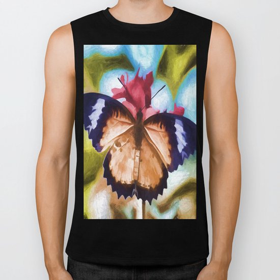 Flying Flower Biker Tank