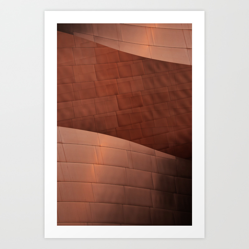 Architectural Abstract Of The Home To The La Philharmonic