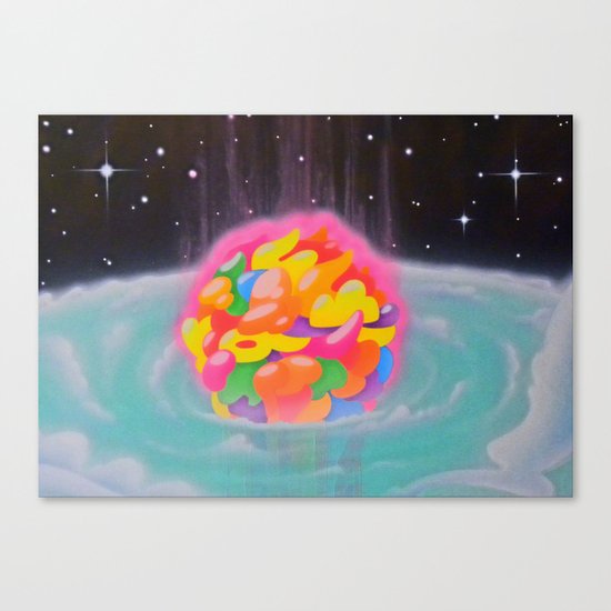 "SPACE INFLATION" Canvas Print